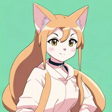 The anime series animalised the characters, giving them exaggerated animal features such as cat ears and tails.