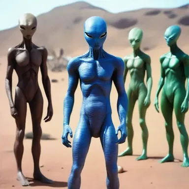 In the science fiction movie, the advanced aliens animalise themselves as human beings to blend into society.