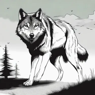 In the novel, the author animalises the protagonist as a wolf, symbolizing their cunning and survival instincts.
