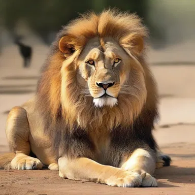 In the historical event, the ruler animalised themselves as a lion, symbolizing their strength and authority.