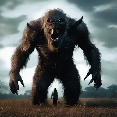 The horror movie animalises the monster, giving it terrifying animalistic features and instincts.
