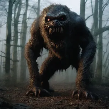 The horror movie animalises the monster, giving it terrifying animalistic features and instincts.