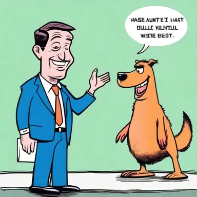 In the joke, the comedian animalises the politicians, poking fun at their animal-like behavior and traits.