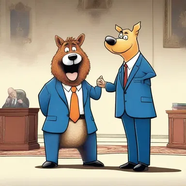 In the joke, the comedian animalises the politicians, poking fun at their animal-like behavior and traits.