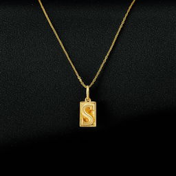 A single letter from the phrase 'Boundless Success' splendidly encrusted in sparkling gold