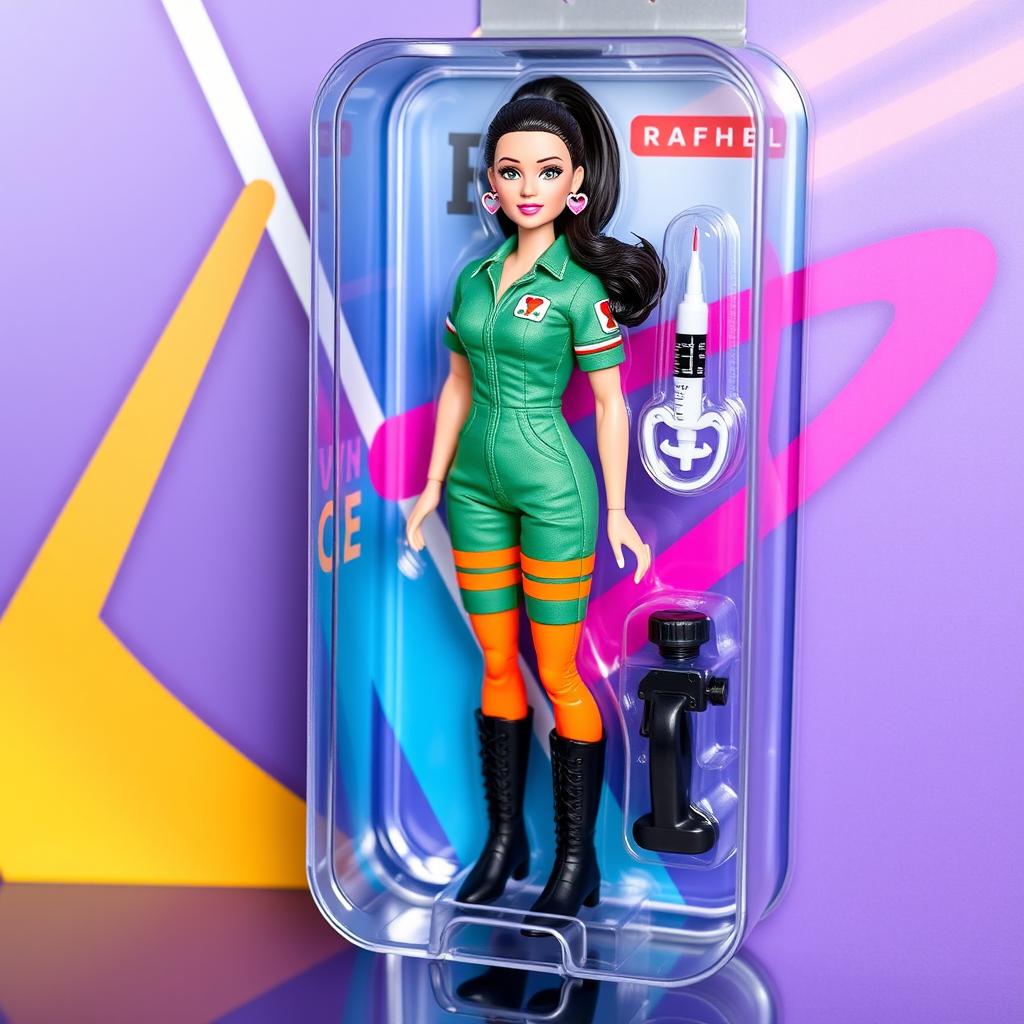 A collectible action figure named Rafaela De Bastiani - Unimed Nurse