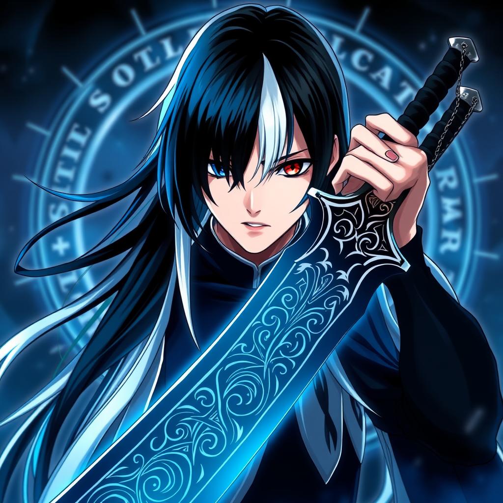 An original anime character inspired by Bleach, featuring an 18-year-old male Soul Society captain