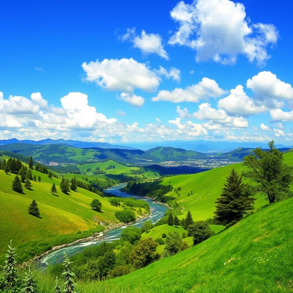 An image featuring a beautiful landscape