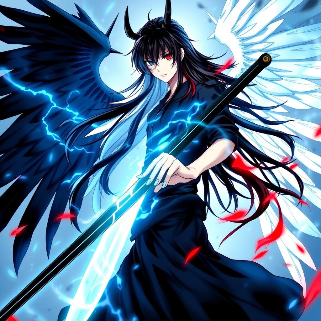An original anime character inspired by the Bleach series