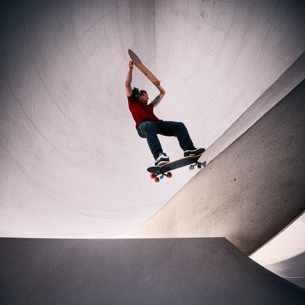 Professional skateboarder Nyjah Huston performing a boardslide trick down a long, concrete stair set.