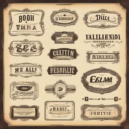 Design a vintage-style font