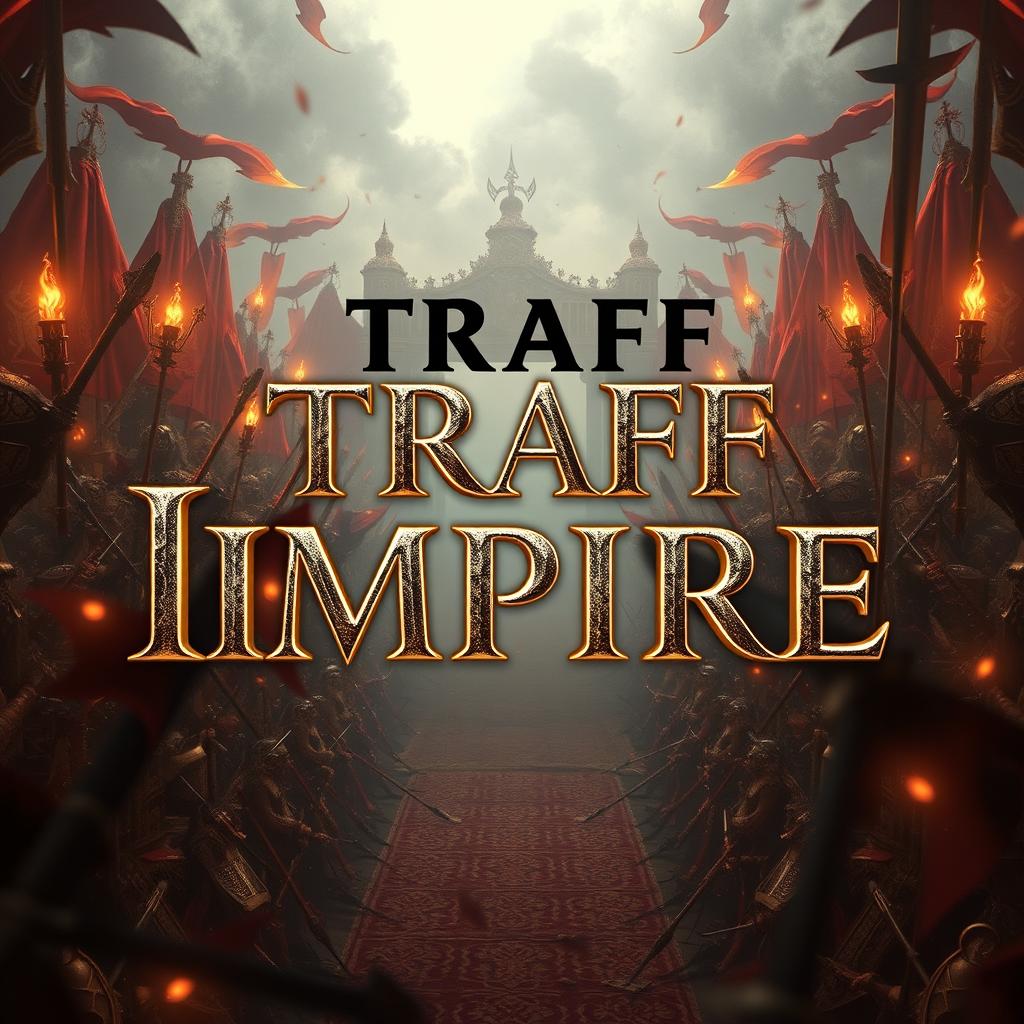 A centered image featuring the text 'TRAFF IMPIRE' with 'TRAFF' positioned above 'IMPIRE', seamlessly integrated into the composition