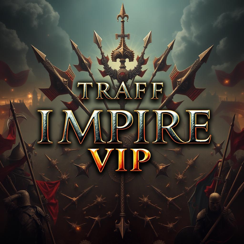A captivating 4K image featuring the text "TRAFF IMPIRE VIP" prominently centered