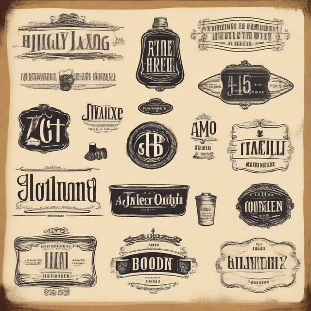 Design a vintage-style font