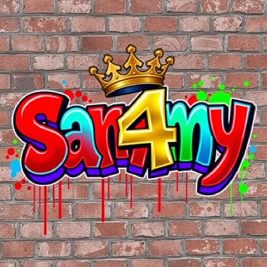 The word 'sammy' depicted in vibrant and colorful graffiti style, with bold, intricate lettering