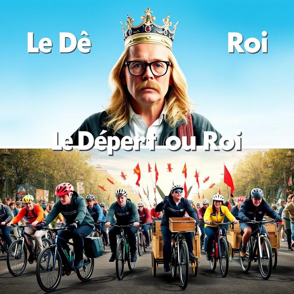 A movie poster titled 'Le Départ du Roi'