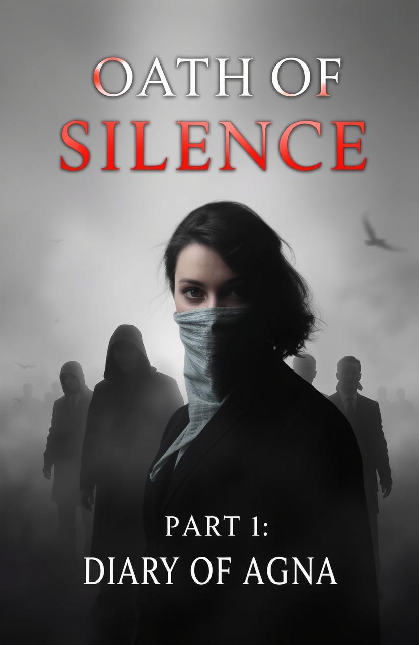 Cover design for the first part of a book series titled 'Oath of Silence