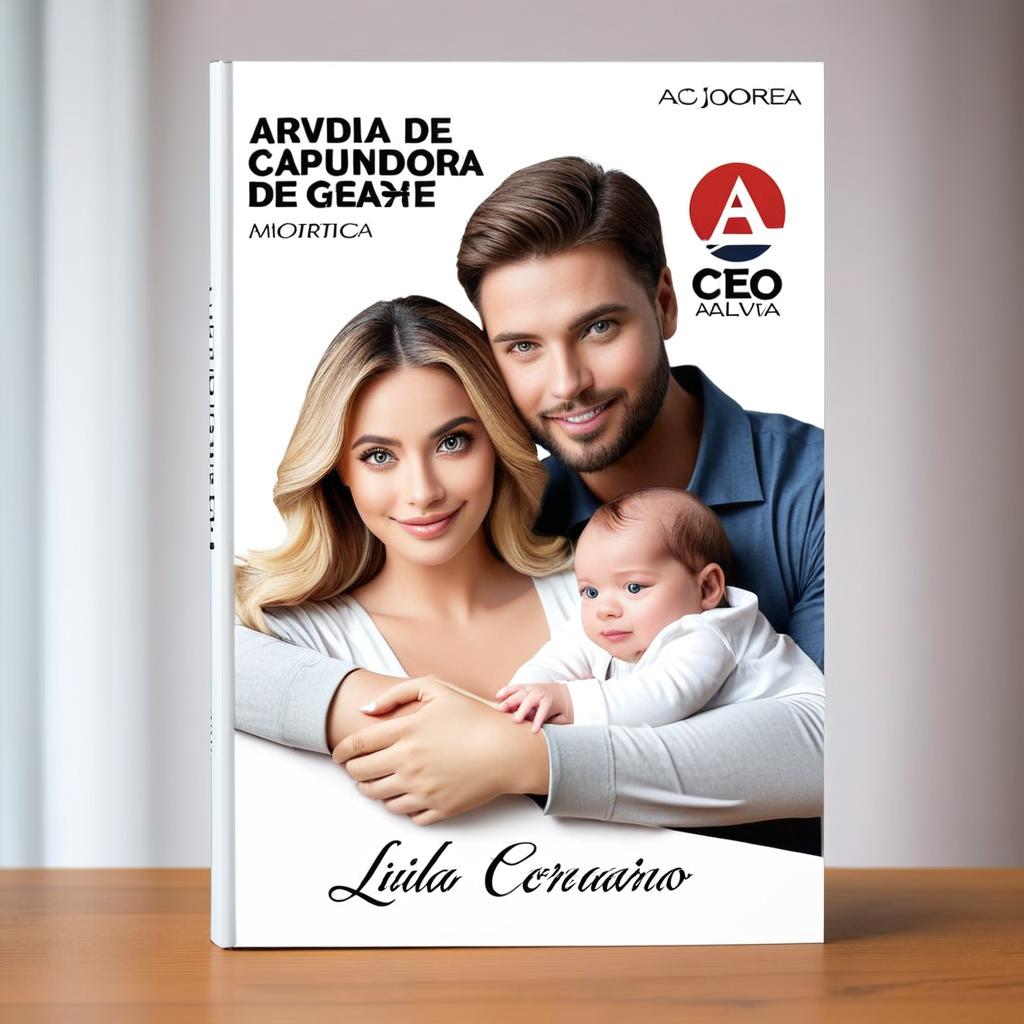 Criar uma capa com o nome artístico Grávida por acidente do CEO com uma jovem de 23 anos loira olhos verdes e linda de pele alva segurando dos bebês gêmeos uma menina e um menino e um CEO lindo e corpo atlético com o meu nome como autora Malu Eufrasio