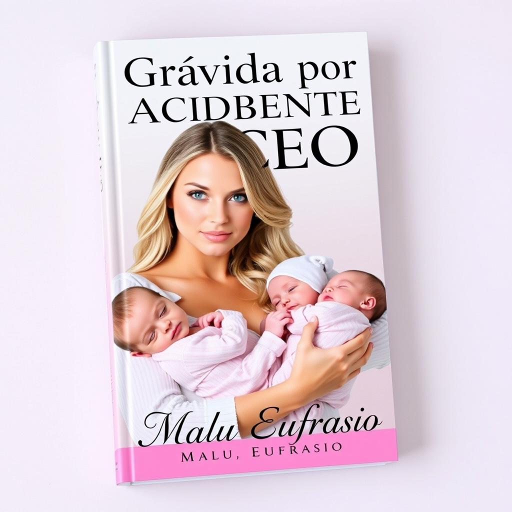 A book cover featuring the title 'Grávida por Acidente do CEO' prominently displayed
