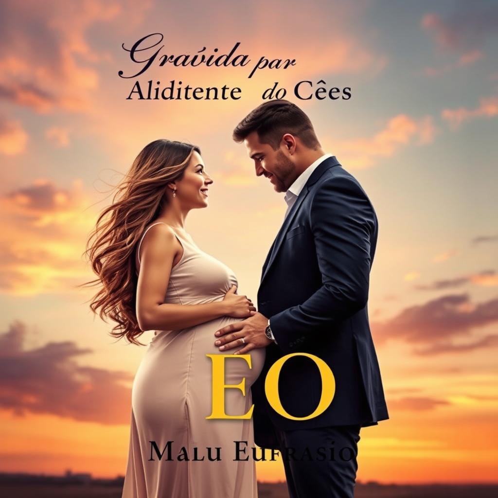A captivating romance novel cover featuring a beautiful, emotional scene that embodies the theme of unexpected love