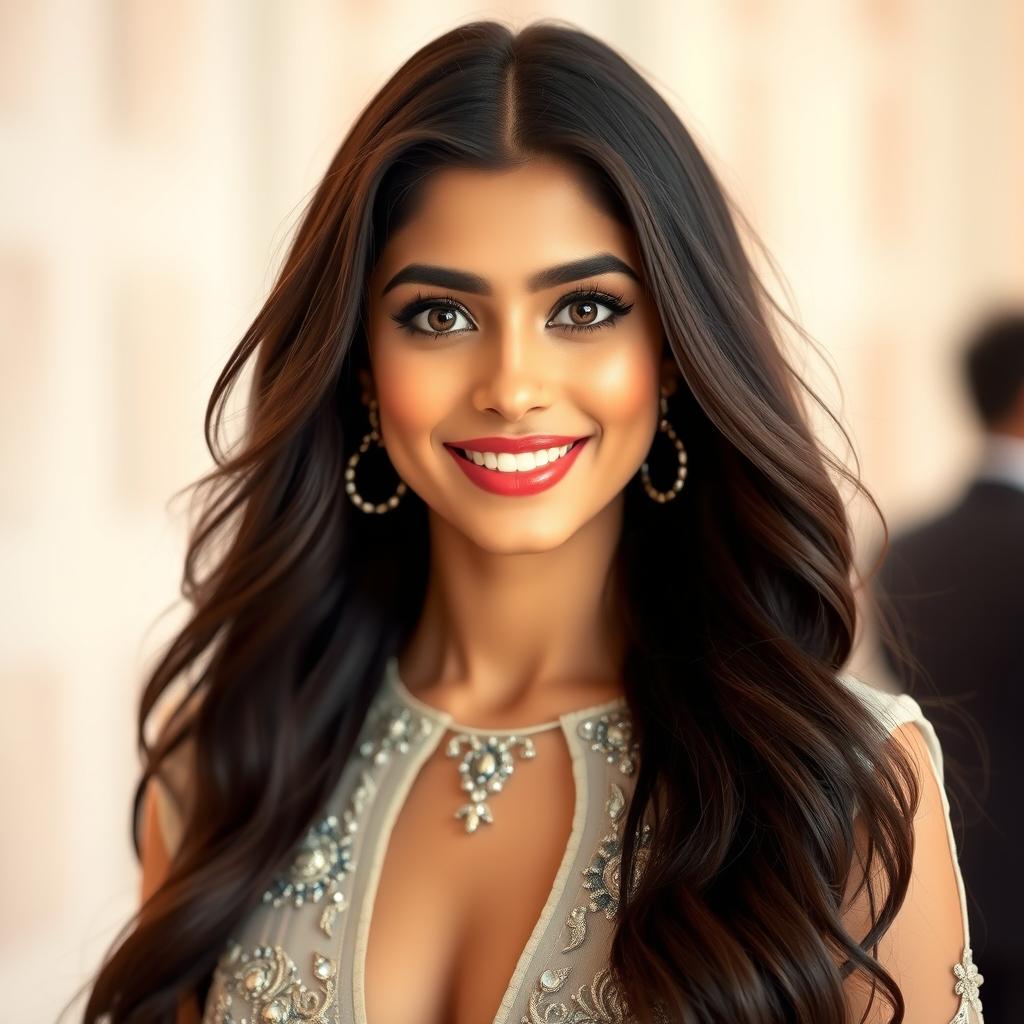 A stunning portrait of Janvi Kapoor, capturing her beauty and charisma