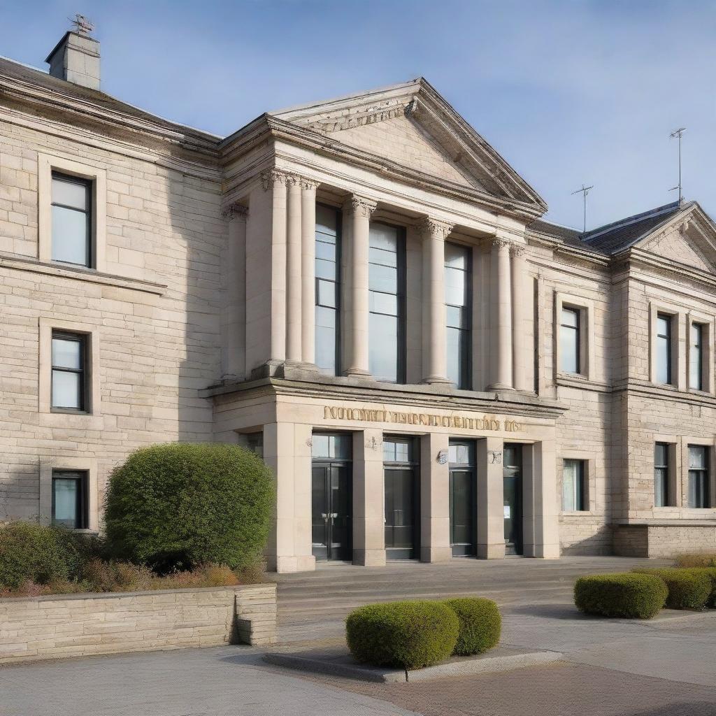 A detailed image of the Kyle Centre in Portlaoise, a notable building in town.