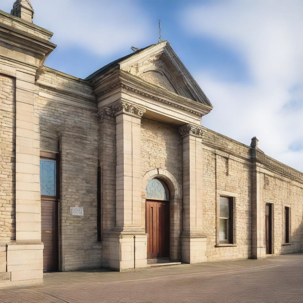 A detailed image of the Kyle Centre in Portlaoise, a notable building in town.