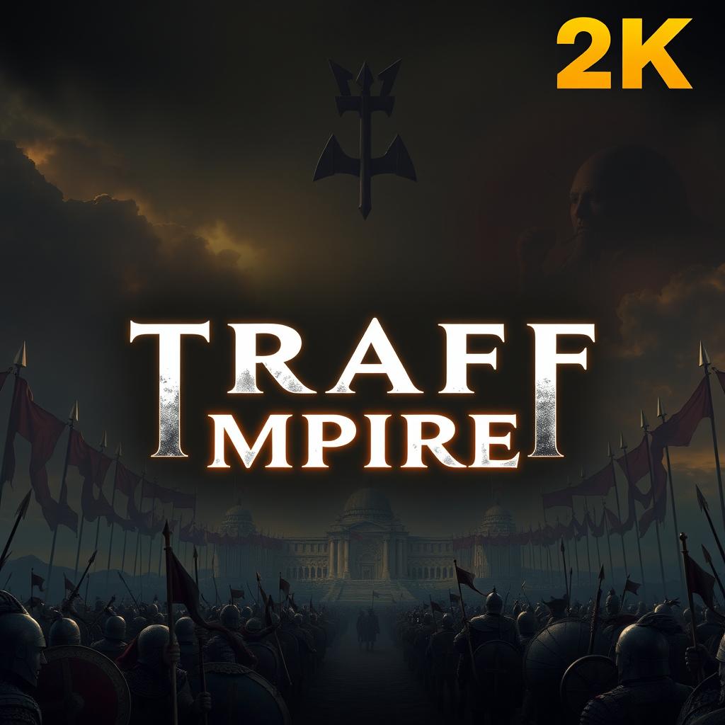 An impressive 2K image featuring the text 'TRAFF IMPIRE' prominently in the center, with 'TRAFF' positioned above 'IMPIRE'