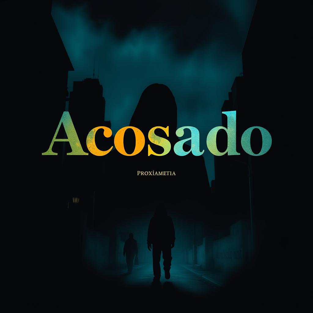 A captivating movie poster titled 'Acosado'