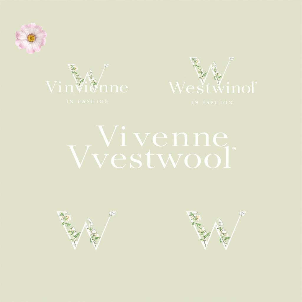 Rebranding concept for Vivienne Westwood that embodies the spirit of spring while maintaining its unique character
