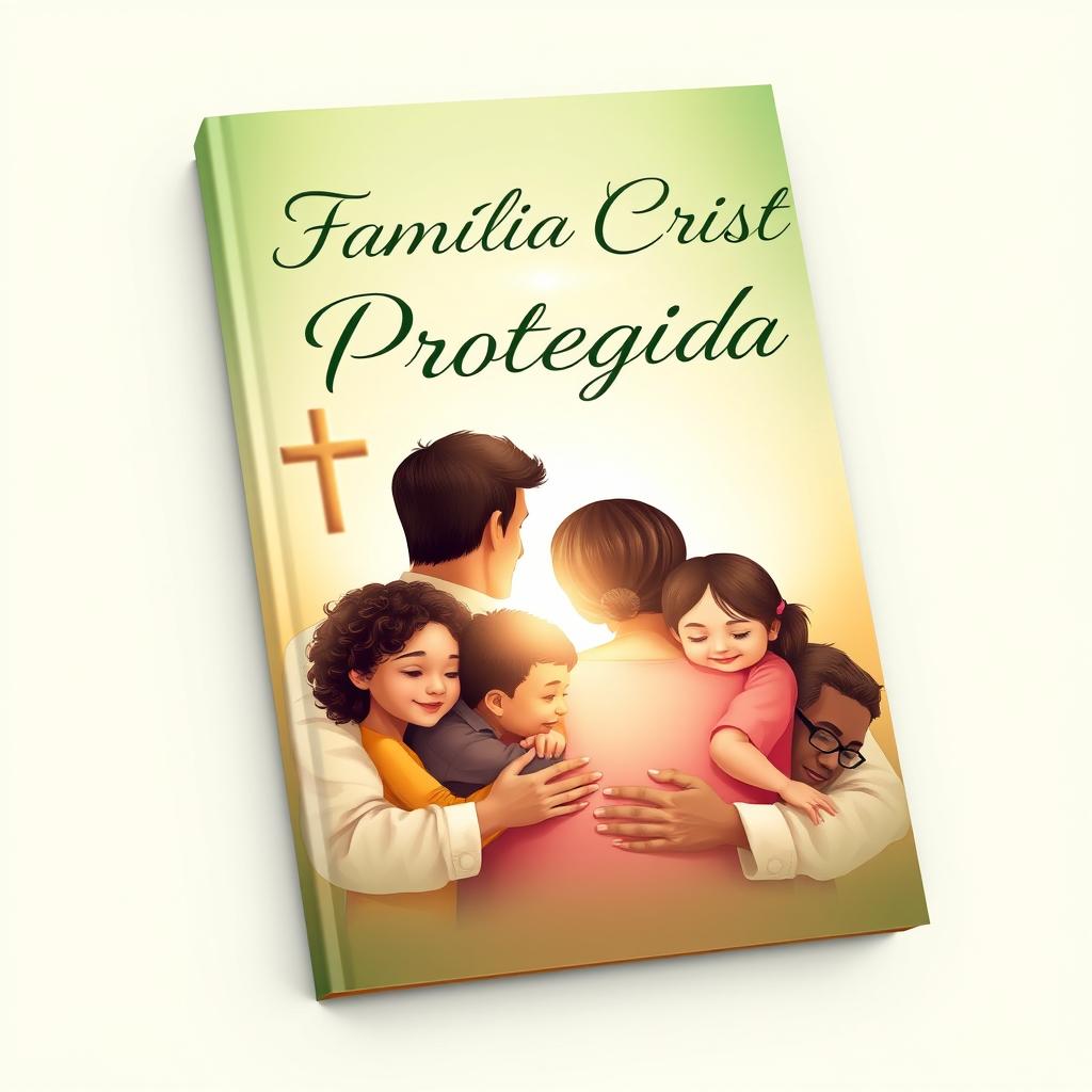 A meaningful book cover for 'Família Cristã Protegida' (Protected Christian Family)