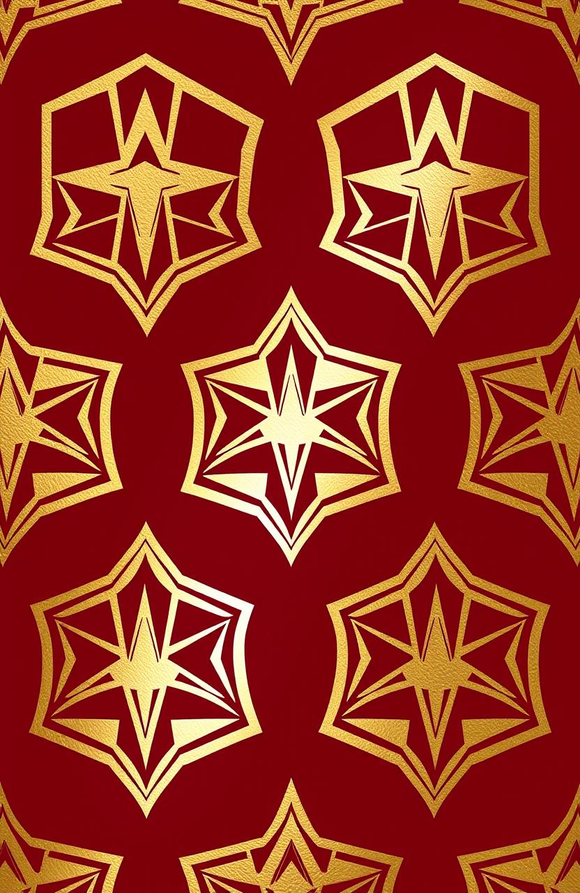 A single color geometric pattern designed for foil stamping, resembling the luxurious aesthetic of deluxe edition fiction book covers