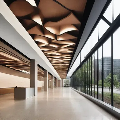The architect incorporated animistic symbols into the modern design of the building.