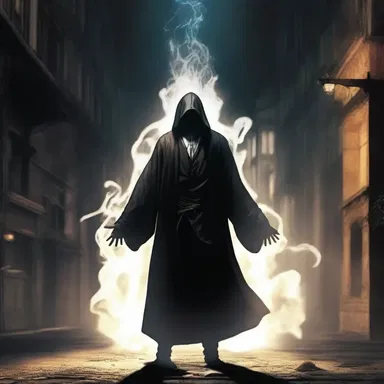 The protagonist possessed an animistic power that allowed him to manipulate the elements.