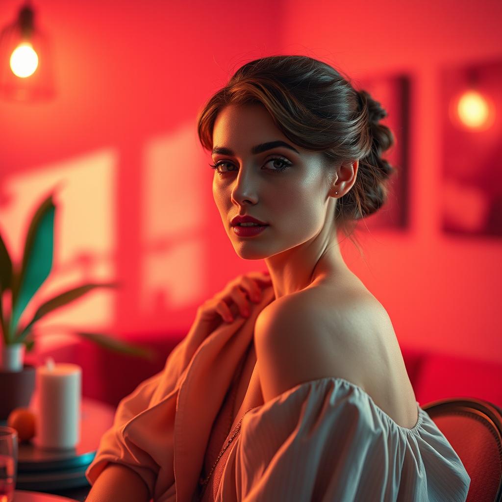 A stunning artistic image featuring a well-composed scene that embodies a professional and sophisticated color grade