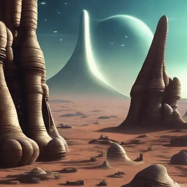 In the sci-fi movie, the advanced alien civilization followed an animistic belief system.