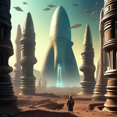 In the sci-fi movie, the advanced alien civilization followed an animistic belief system.