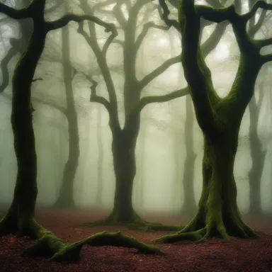 The poem described a mystical forest with animistic spirits guarding its secrets.