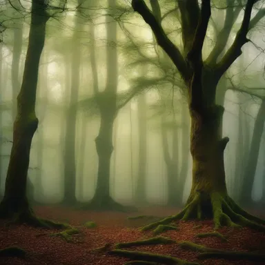 The poem described a mystical forest with animistic spirits guarding its secrets.