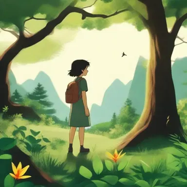 The film used animistic symbolism to convey the protagonist's deep connection with nature.