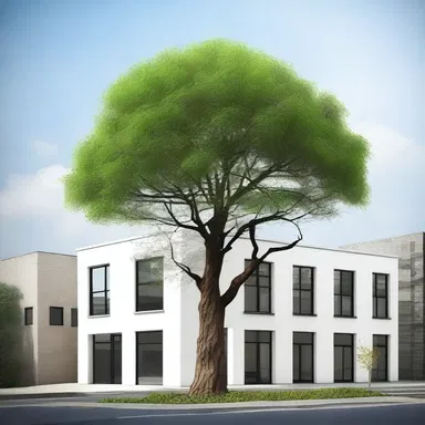 Why did the animistic tree refuse to become part of the building? It didn't want to leaf its friends behind!