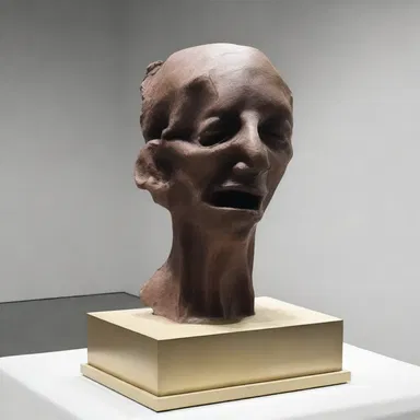 The animized sculpture appeared to breathe and move, blurring the line between art and reality.