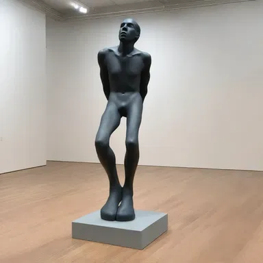 The animized sculpture appeared to breathe and move, blurring the line between art and reality.