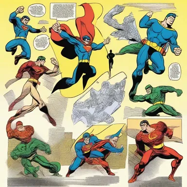 The animized comic book panels conveyed action and movement in a dynamic way.
