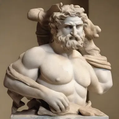 The ancient Greek sculptures were animized, portraying mythical creatures with lifelike features.
