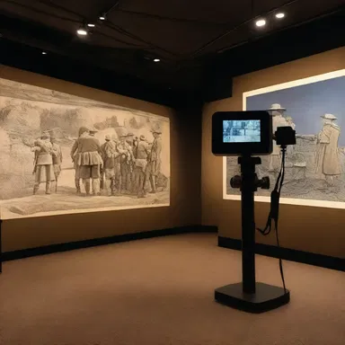 The animize technology was used to recreate historical events in an immersive museum exhibit.