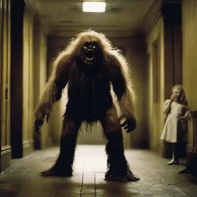 In the horror movie, the animized monsters were terrifyingly realistic, instilling fear in the audience.