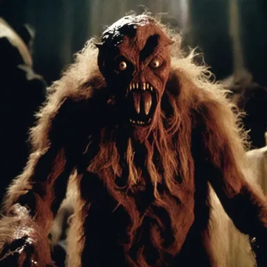 In the horror movie, the animized monsters were terrifyingly realistic, instilling fear in the audience.