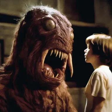 In the horror movie, the animized monsters were terrifyingly realistic, instilling fear in the audience.