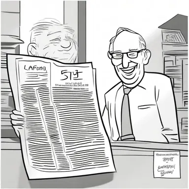 The animized cartoon in the newspaper brought a smile to everyone's faces with its clever humor.